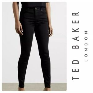 Ted Baker NWT Alesias Classic Skinny Jeans in Black Size 30